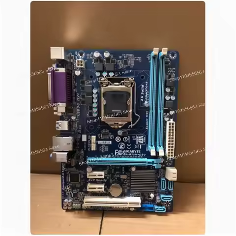 GA-B75M-D3V Desktop Motherboard B75 Socket LGA 1155 i3 i5 i7 DDR3 16GB Micro ATX Original Used.