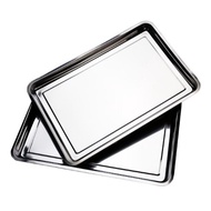 Large stainless steel tray 60 x 40 x 5 cm, rice cooker tray, material SUS 201 and High Quality SUS 3