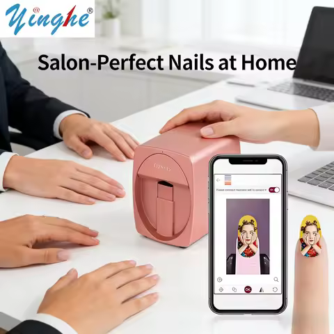 O2nails Smart Nail Printer M1 With App Control - Professional 3D Digital Printing For Flowers, Patte