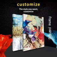 Custom Poster With Frame Hanging Canvas Painting Print Painting Custom Bedroom Decoration Including 