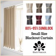 Blackpeacock - Blackout Curtain/ Door Curtain/ Short Curtain/ Short Curtain/ Sunblock Door Curtain