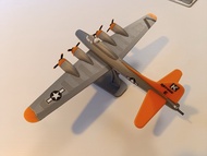 WWII Allied Forces B-17 Bomber Flying Fortress Assembly Model Plane Static Model Plastic Material fo