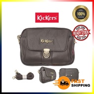 KICKERS ORIGINAL KULIT LEATHER BAG SLING BAG PINGGANG LELAKI PEREMPUAN PHONE BAG POUCH BAG MEN WOMEN