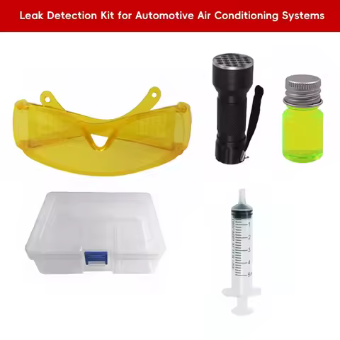 1 Set Auto Air Conditioning Repair Kit R134a Refrigerant Gas A/C Leak Test Detector with 5ml Fluores