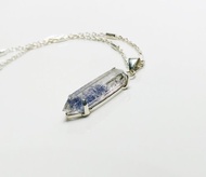 已出、勿下單-藍線石水晶墜飾