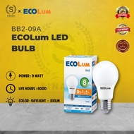 ECOLUM LED BULB 9 WATT 9W
