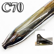 18300-041-000 Honda C70 Ekzos Pisang With Bracket