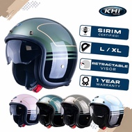 KHI RD02 retro classic motorcycle helmet | Sirim JPJ Approved helmet classic motor