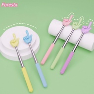 FORESTX Teaching Pointer, Stainless Steel Telescopic Rod Finger Reading Sticks, Professional Finger 
