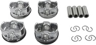 4-Piece High-Performance Pistons Rings Kit Direct Fit for 2011-2019 Hyundai Kia G4FJ 1.6T Turbo Engi