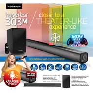Vinnfier Hyperbar 303 M Wireless Bluetooth Soundbar & Bass subwoofer 3D Effect with Mic Jack