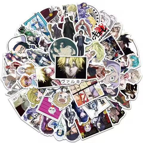 50Pcs Classic Anime Record of Ragnarok Exquisite Stickers Suitable for Laptops Guitar Skateboard Toy