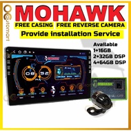 Mohawk FREE CASING + REVERSE CAMERA MS Series Car Android Player QLED 1+16 2+32GB Plug n Play Perodu