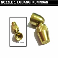 NOZZLE / SPUYER / NOZZLE SPRAYER ELEKTRIK / NOZZLE BENGKOK LUBANG 1 KUNINGAN / KNAPSAK