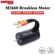 Surpass Hobby M3660 Waterproof Brushless Motor 3100KV 3500KV 4200KV 3.175 Shaft For 1/10 RC Car Truc