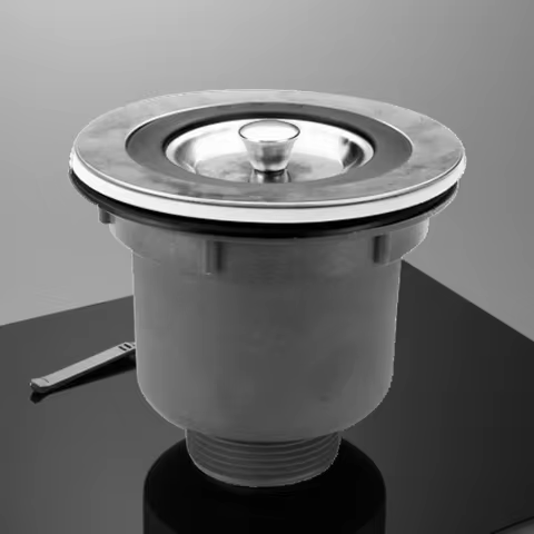 Kitchen Stainless Steel Sink Sink Drainer Accessories Sink Single and Double Sink Drain Pipe Set