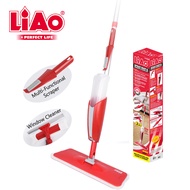Liao 3 in 1 Spray Mop, Microfiber Spray Mop with Window Cleaner and Scraper