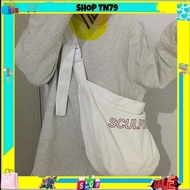 Super hot cheap Korean style canvas crossbody bag for men and women - TN79STORE