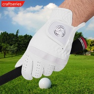 CRAFTSERIES 1pc Golf Gloves Men's Ultra-fibre Cloth Breathable Wear Golf Gloves F9O2