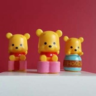 中古迪士尼 Disney 小熊維尼三小Pooh 印章