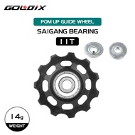 GOLDIX Bicycle Pulley 11T 12T 13T 14T 16T 17T Rear Derailleur Pulley Road Bike Jockey 7-12 Speed Gui