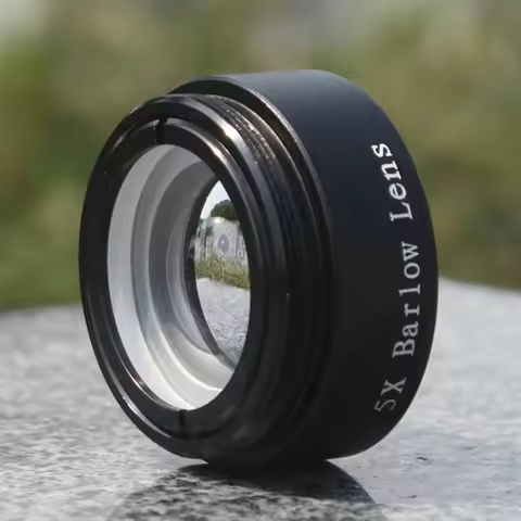 5X Barlow Lens 1.25inch Eyepiece Extender M28.5*0.6 Astronomical