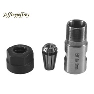 Er11 5Mm Motor Shaft Collet Chuck Spindle Extension Rod Inner + Er11 Spring Collet For Cnc Milling M