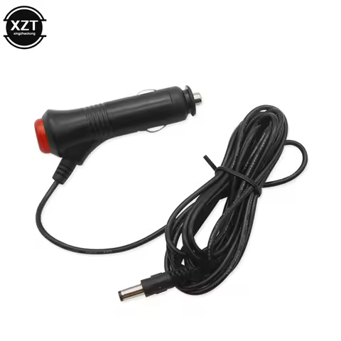 12V 24V Car Cigarette Lighter DC 2.1 x 5.5 mm Plug Charger Power Cable Universal For Car GPS Monitor