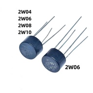 10PCS New Diode Bridge 2W10, 2W08, 2W06, 2W04 Single-phase 800V 1000V 2A Bridge Rectifiers Rectifier