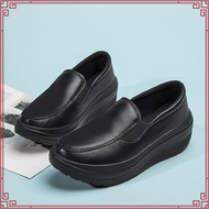 Tiptop Kasut Jururawat Putih Nurse Slip Buckle Flat Shoes Nurse White Shoes  kasut platform