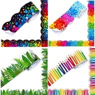 Border Trim Wall Decals Board Border Trim Chalkboard Decor Wall Decoration Pelekat Papan Hitam 装饰贴纸