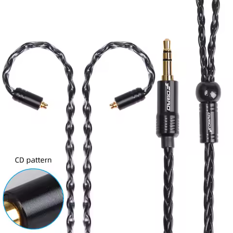 8 Core Silver Plated Earphone Cable for kz zst zsn-pro-x zs10-pro zs10-pro-x dqs edx zex ks1 Connect