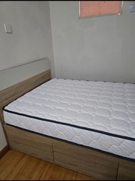 Sinomax回彈記憶護脊床褥48” *72”連床褥保護墊