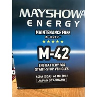 Mayshowa EFB Car Battery M42L