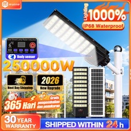 Lampu Jalan Solar 250000W Lampu Solar Light Outdoor Lighting IP68 Waterproof Solar Street Light Free