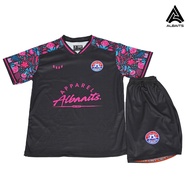 ALBAAITS Futsal Jersey and Soccer Jersey ALBAAITS FLORAL PINK