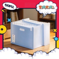 Deli Fail Lutsinar A4 72580 Expanding File Folder A4 Size 13 Pockets Transparent Storage Document Ho