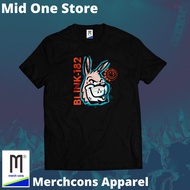 MOD247 BLINK-182 BAND T-SHIRT/ OUTDOOR SIZE MERCHCONSTAG DISTRO MUSIC T-SHIRT/