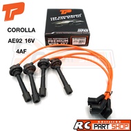 สายหัวเทียน TOYOTA COROLLA AE92 16 VALVE เครื่อง 4AF สายซิลิโคนอย่างดี ทนความร้อนสูง (ยี่ห้อ TOP PER