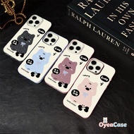 Cute Bow Puppy Glitter IMD Phone Case For Samsung Galaxy S25 S24 S23 S22 S21 Plus Ultra FE + A15 M15