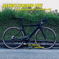 ALCOTT ZAGATO LITE FULL SHIMANO 105 Roadbike 2x11Speed Carbon, Alloy Wheelset = RM155 3YEARS