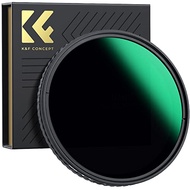 K&F Concept 52mm Variable ND Lens Filter ND8-ND128 (3-7 Stop) Waterproof VND Filter with 28 Multi-Co