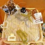 SET 67 Món Kẹp Tóc Phong Cách Hàn Quốc Gồm 17 Kẹp + 50 Dây Buộc Tóc Cho Mẹ và Bé - BỘ KẸP TÓC 67 CHI