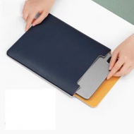 皮質平板電腦收納包保護套適用於蘋果ipad mini（深藍+黃色7.9寸）