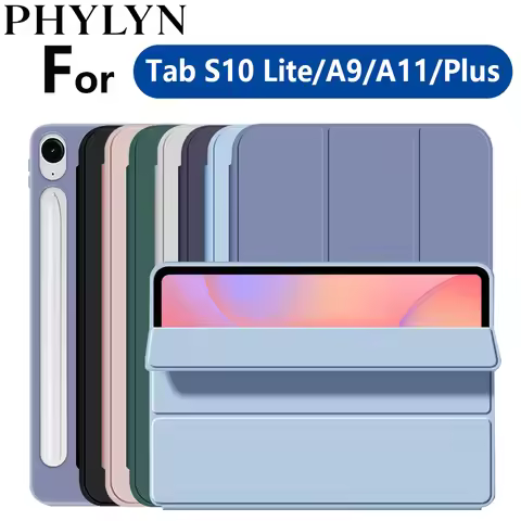Flip Stand Case for Samsung Galaxy Tab A9 Plus 2023/ A11 Plus/A9/A11/S10 FE/S10 Lite With Auto Wake/