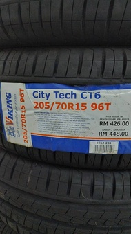 Viking CItyTech CT6 tyre Size 205/70R15