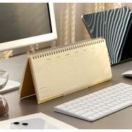 Undated Weekly Desk Planner & Schedule Organizer & To-Do List