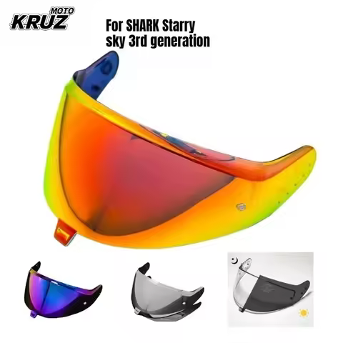 HOT For SHARK Multicolor Visors 3rd Generation, D-Skwal3, Skwal 2nd Generation Skwal I3, Ridill 2 He