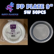 SW PP PLATE 9'' 50PCS
