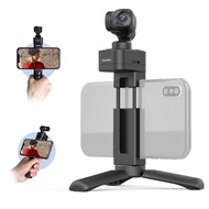 Feiyu Pocket 3 + Phone Holder - Handheld 4K Camera with 3-Axis Gimbal Stabilizer,1/2.3″CMOS,Detachab